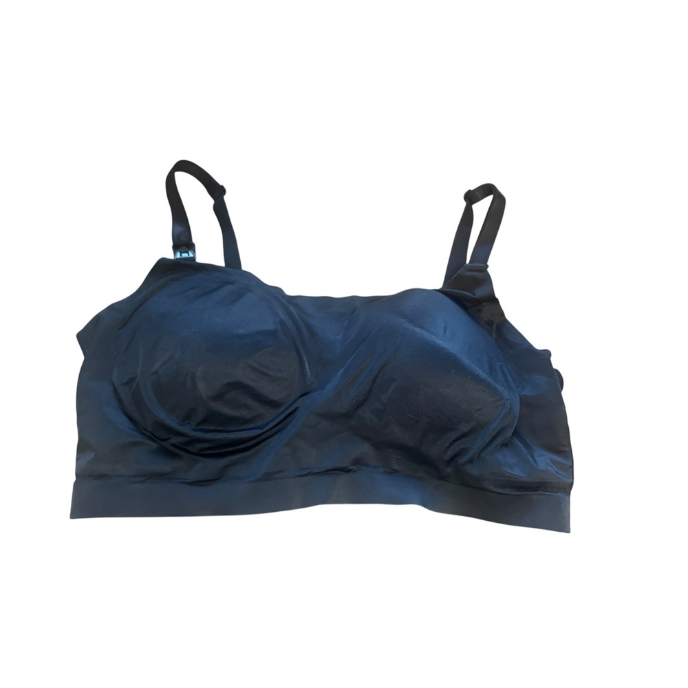 Soma Enbliss Wireless Nursing Bra Women XXL Black Excellent Seamless Comfort